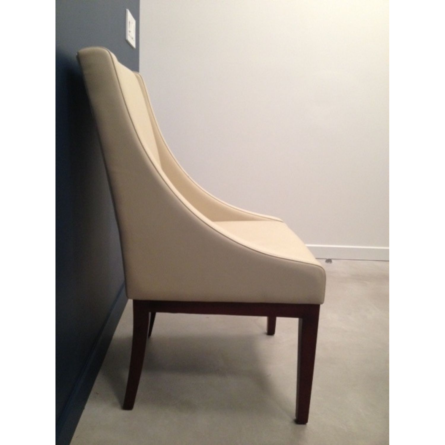 Set of 4 Leather Dining Chairs - image-4