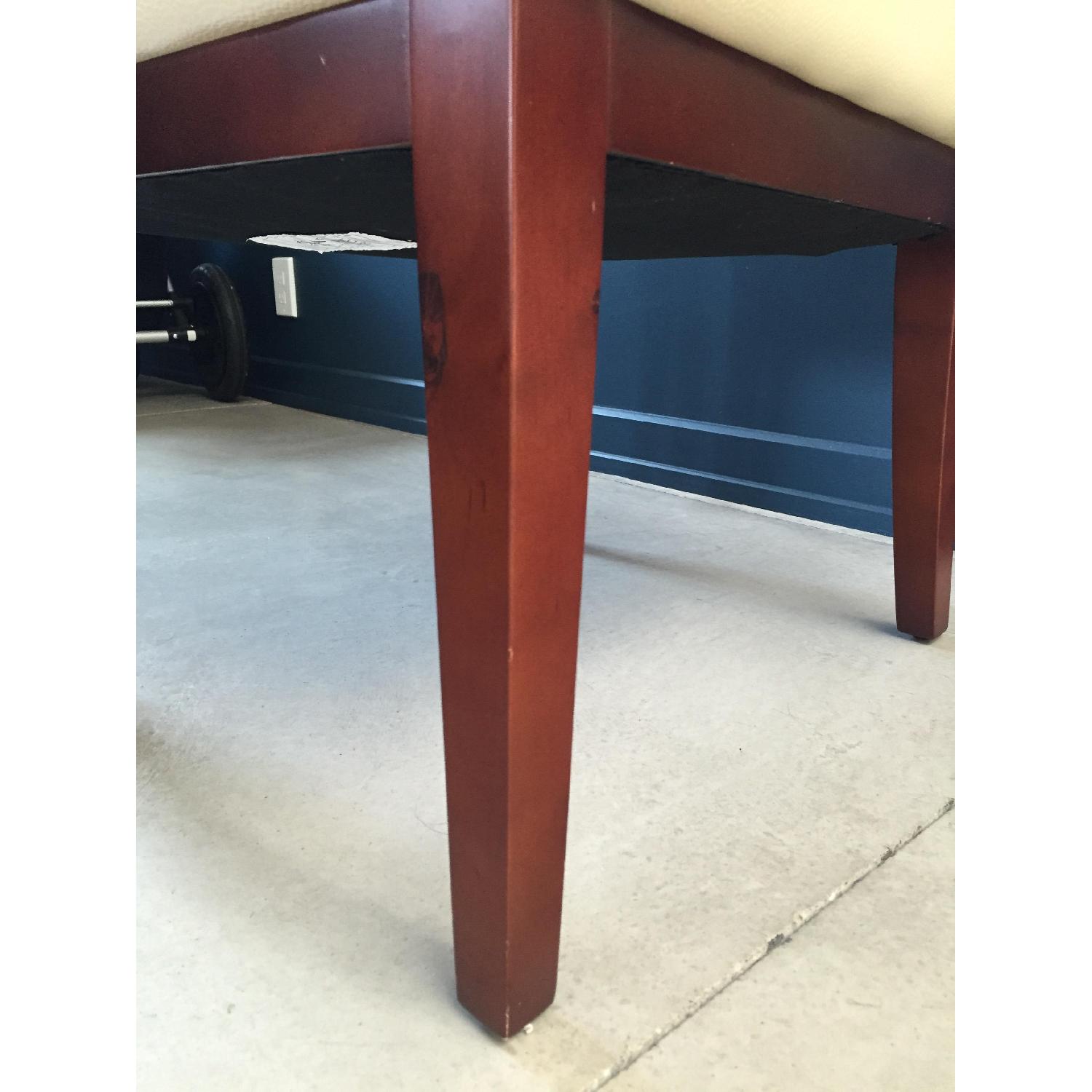 Set of 4 Leather Dining Chairs - image-7