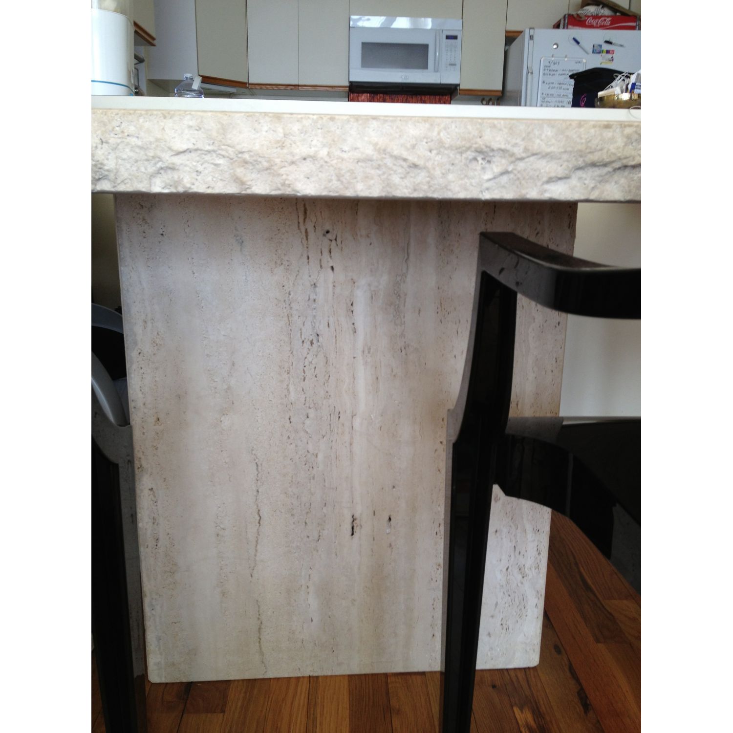 Marble/Travertine Dining Table - Maurice Villency - image-2
