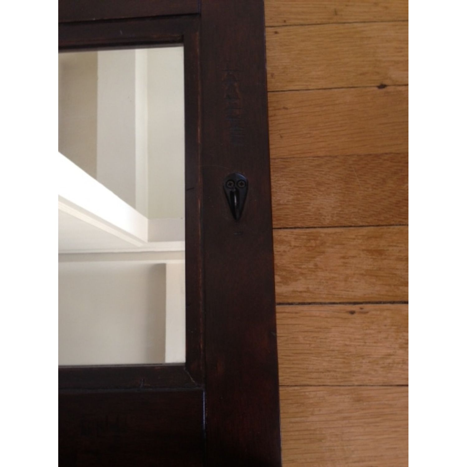 Mirrored mail and key holder - image-1