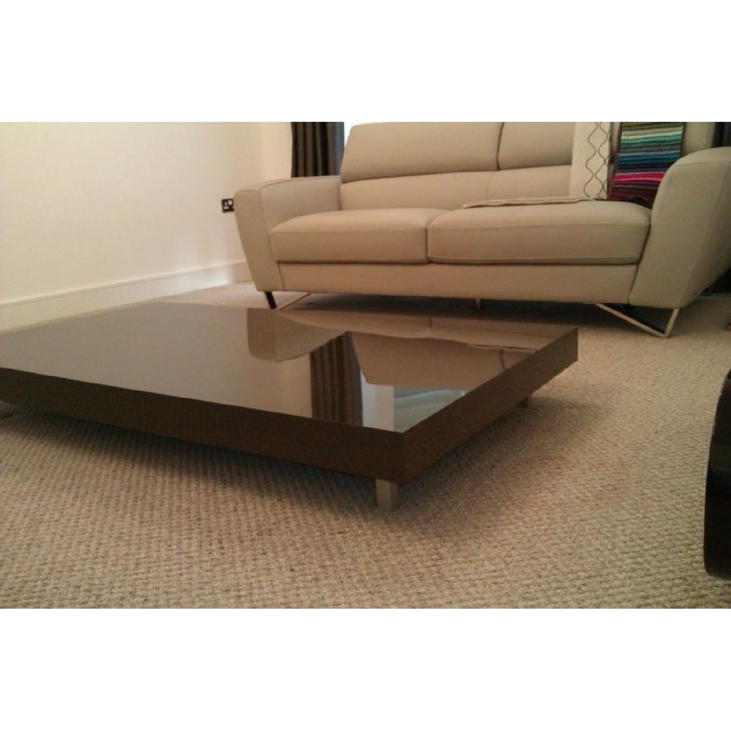 Natuzzi Contemporary Low Profile Coffee Table - image-3