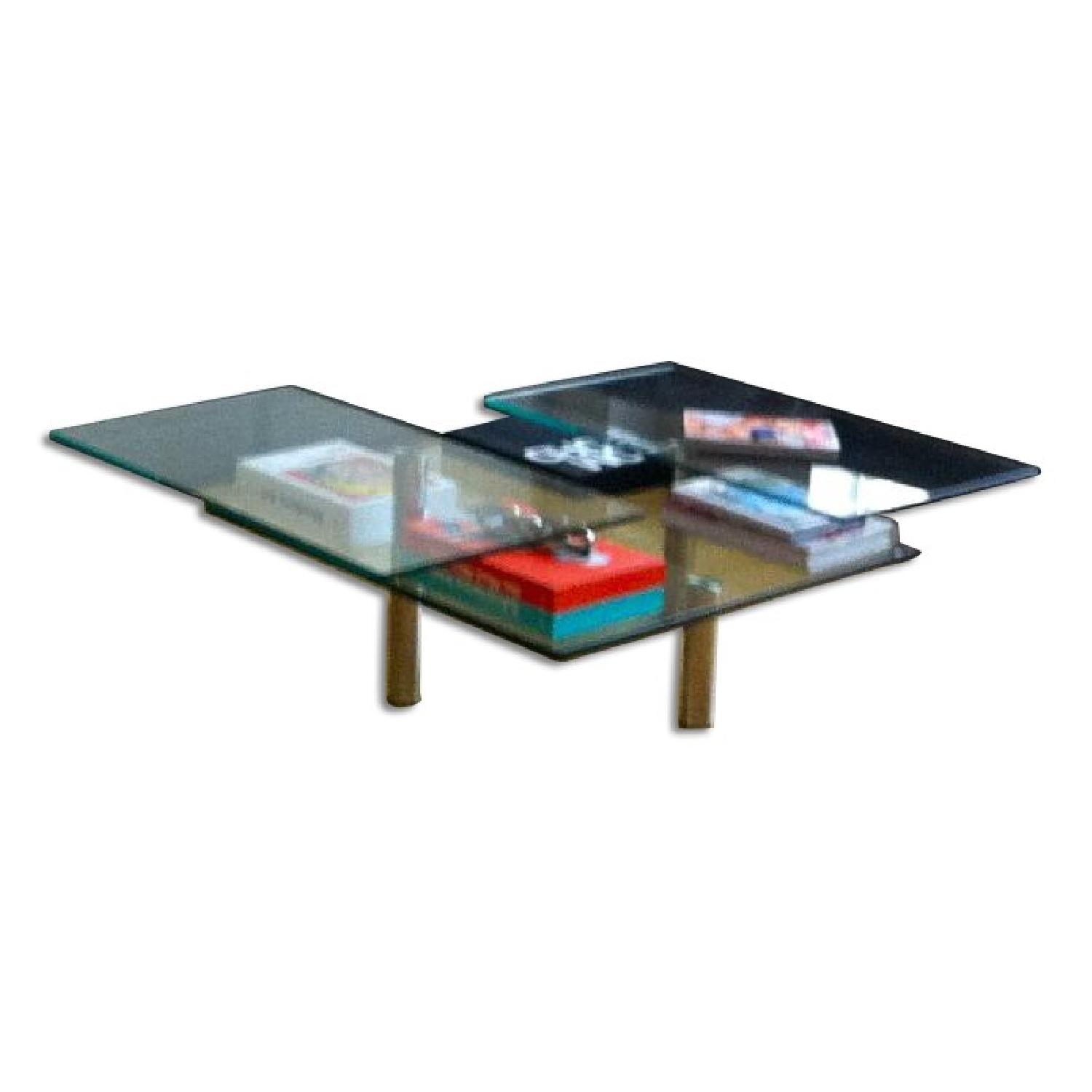 Modern Italian Glass Coffee Table AptDeco