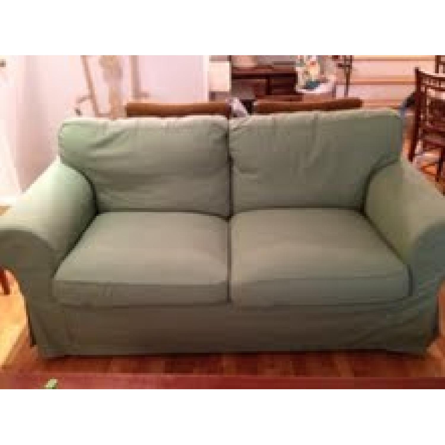 Green Loveseat - image-2