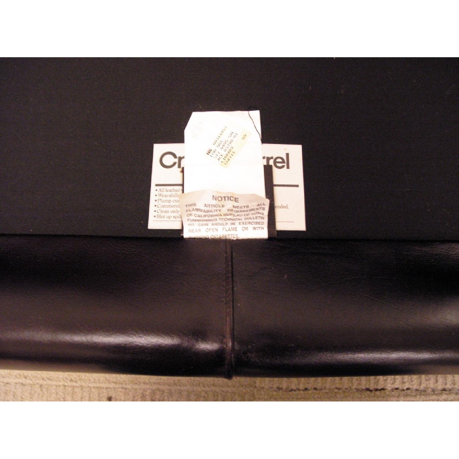 Crate & Barrel Hennessy Leather Sofa Custom Order - image-4