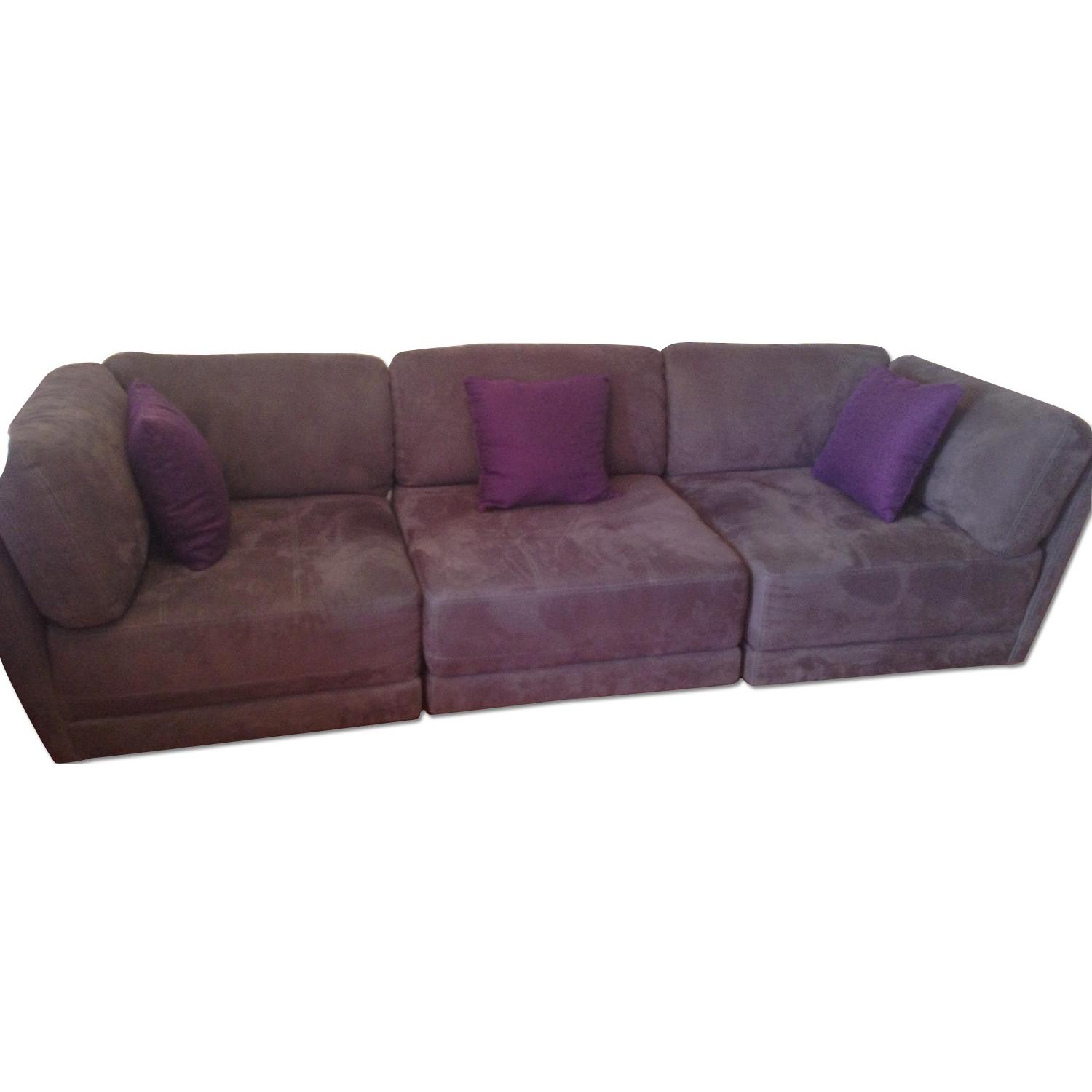 Macy's Gray Couch (or love seat & arm less chair) AptDeco