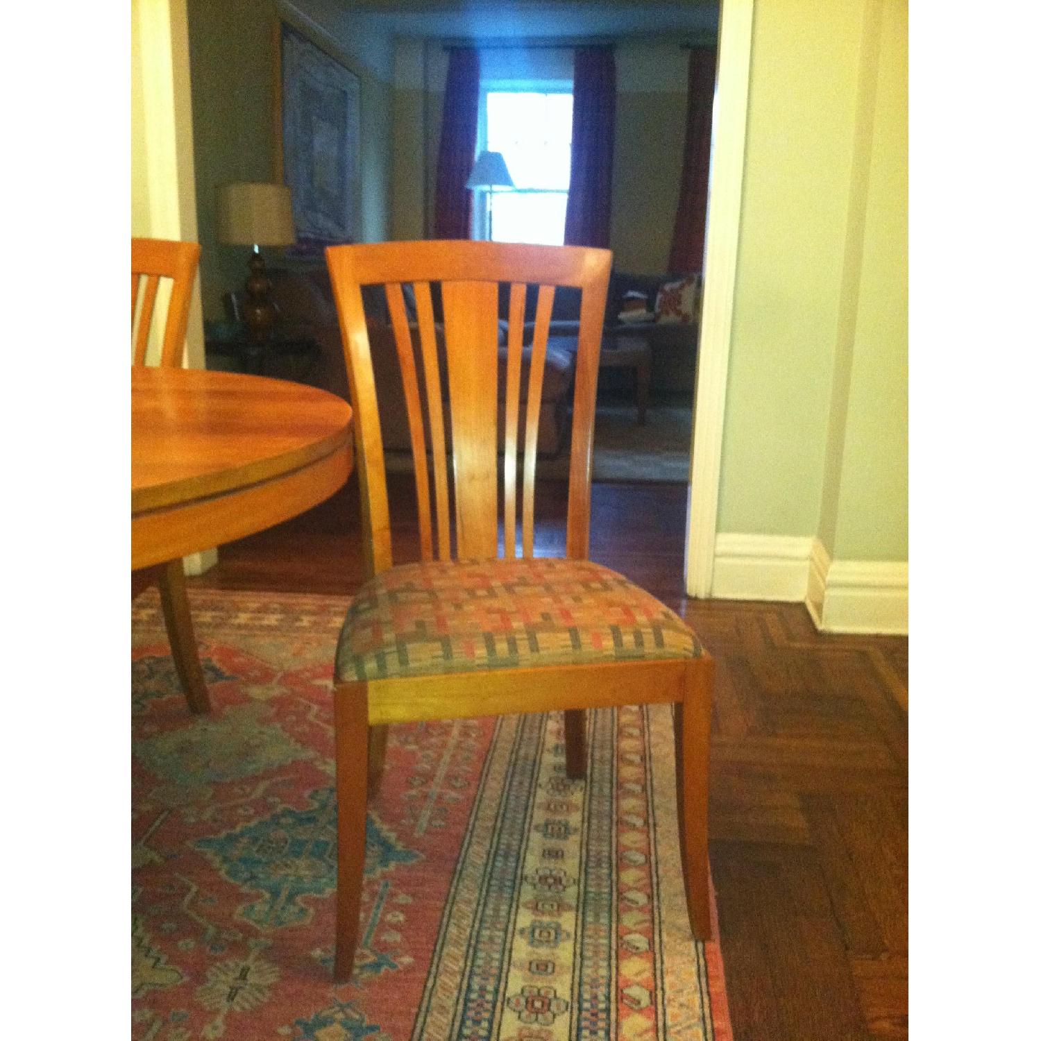 Stickley Metropolitan 52" dining table w/6 Bayonne Chairs AptDeco