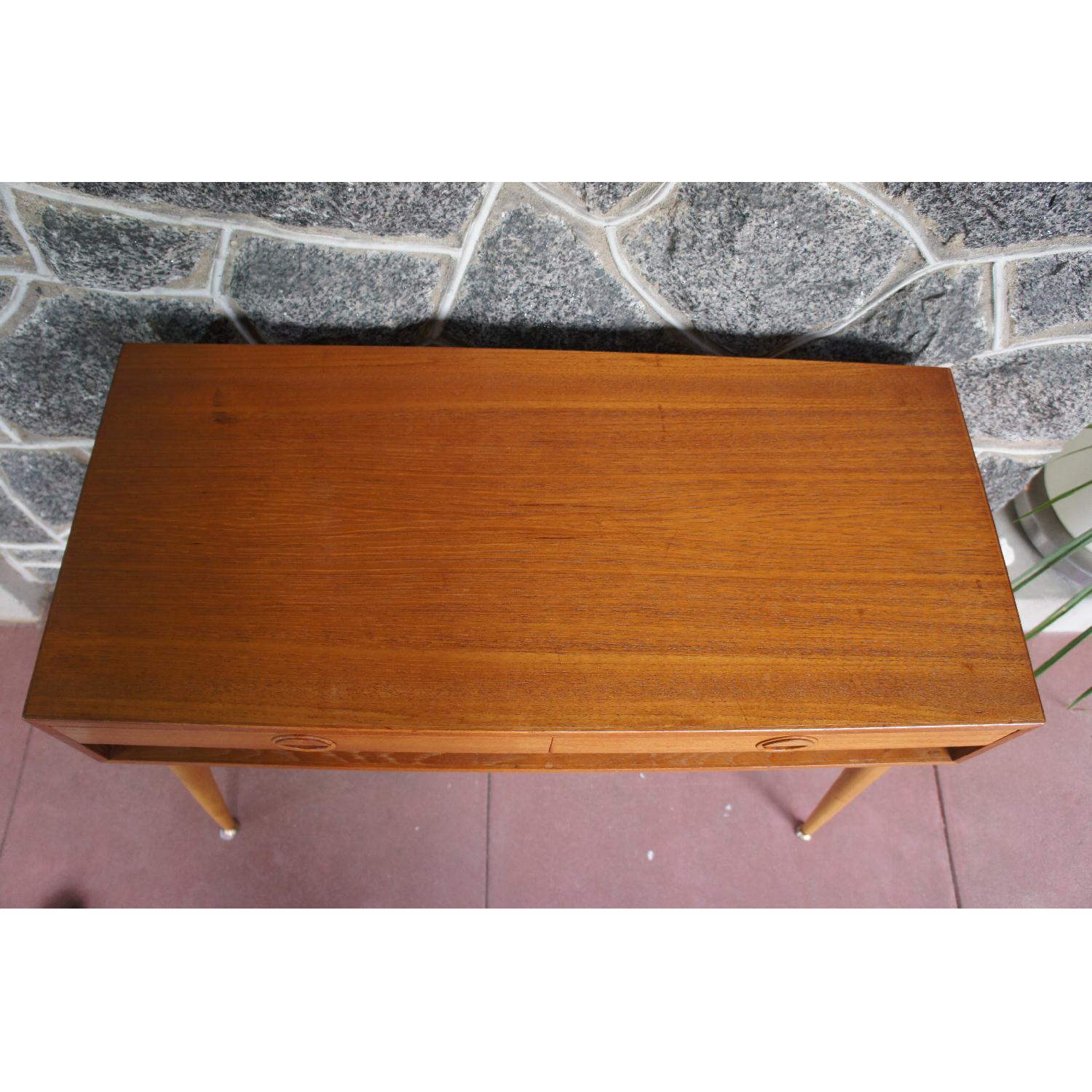Mid Century Danish Teak Console Table - image-3
