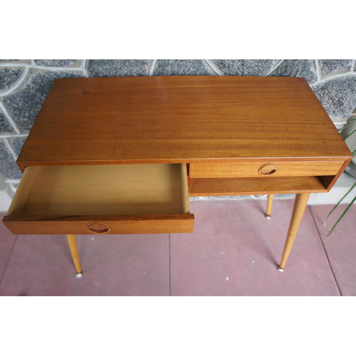 Mid Century Danish Teak Console Table - image-11