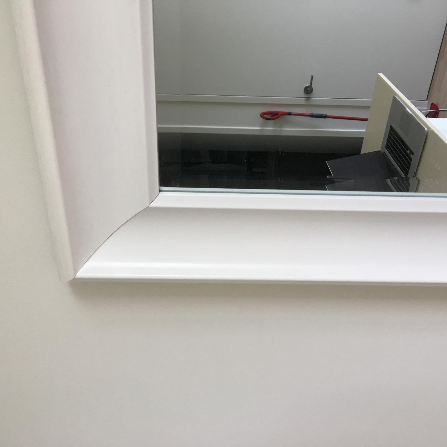 Sandberg Furniture Frost White Full Length Leaner Mirror - image-2