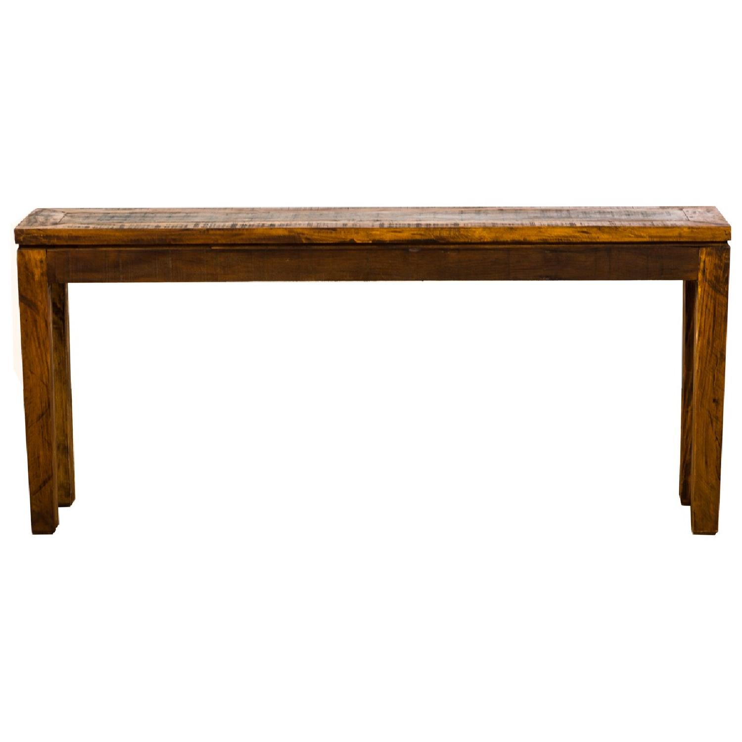 Reclaimed Wood EcoFriendly Console Table AptDeco