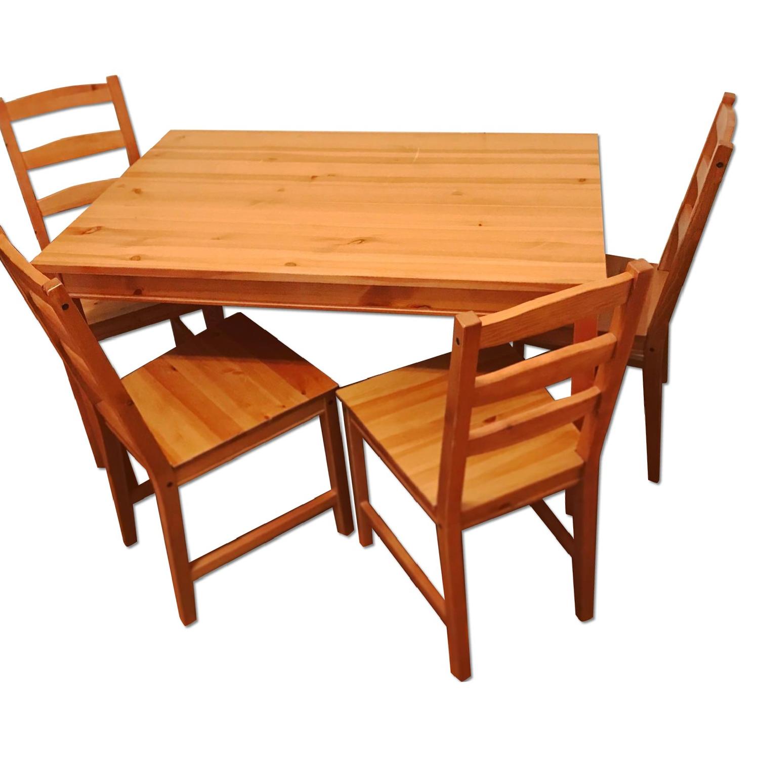Ikea Jokkmokk Dining Table w/ 4 Chairs AptDeco