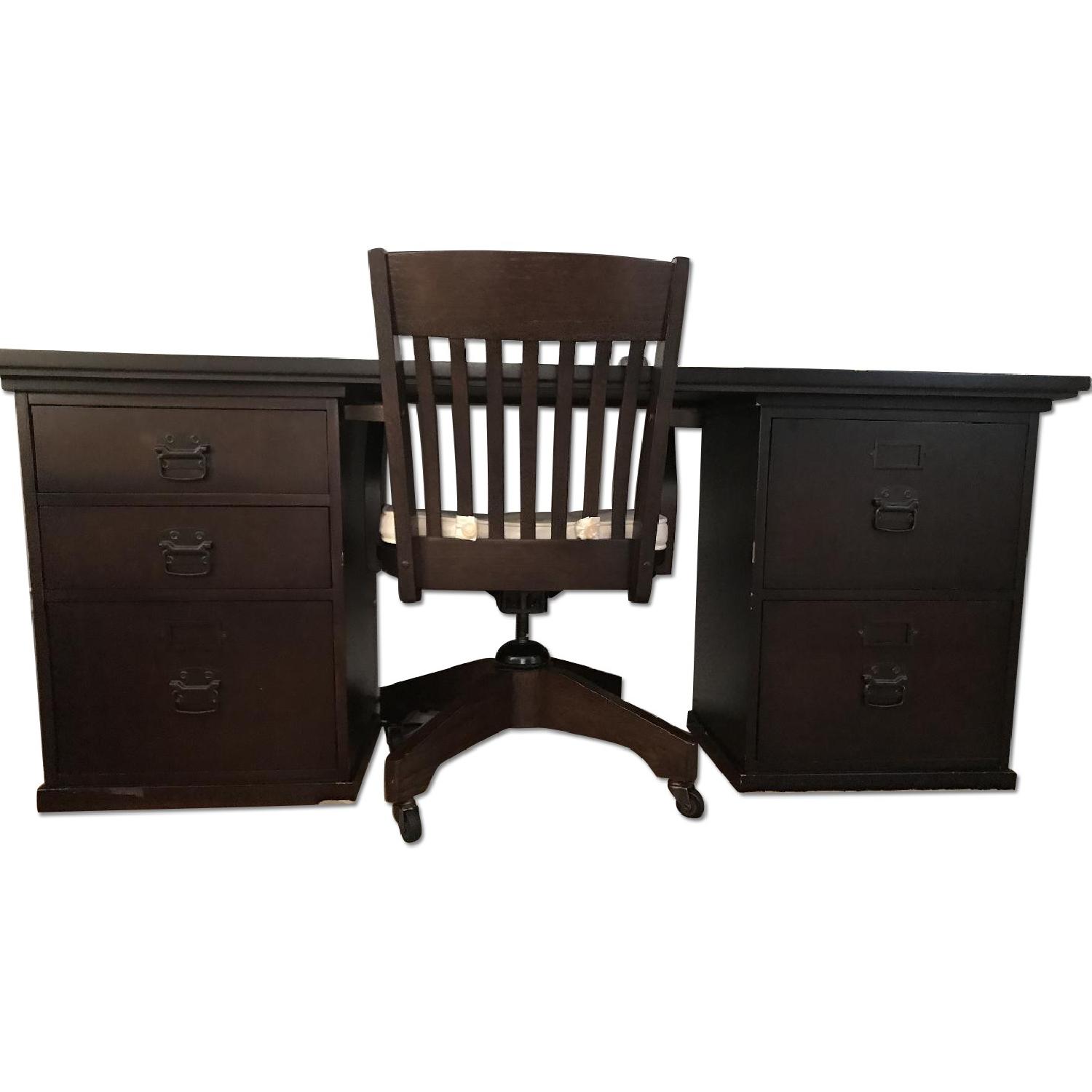 Pottery Barn Bedford Desk & Chair AptDeco