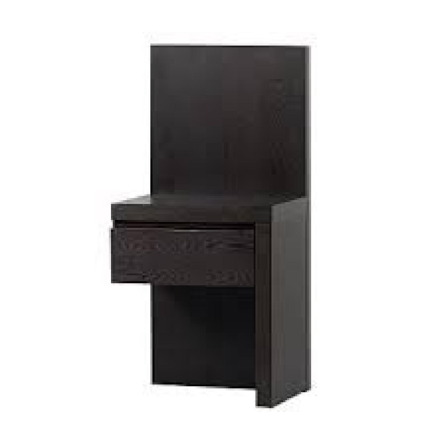 West Elm Queen Size 6 Drawer Storage Bed w/ Headboard + Nightstand