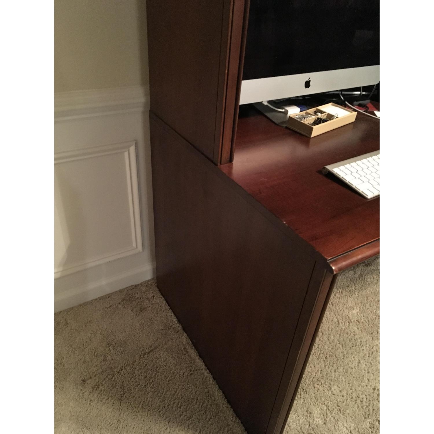 Ethan Allen British Classics Desk & Hutch - image-3