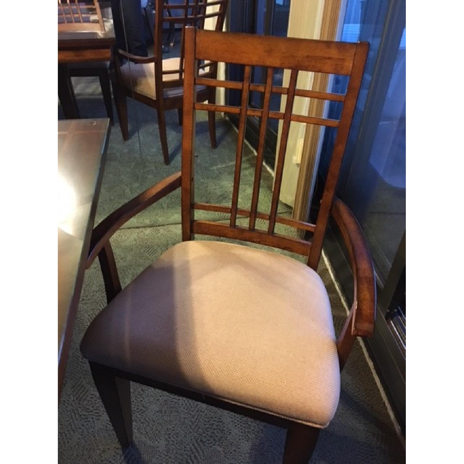 Wellwood Extendable Dining Table w/ 6 Cushioned Chairs + Sideboard - image-3