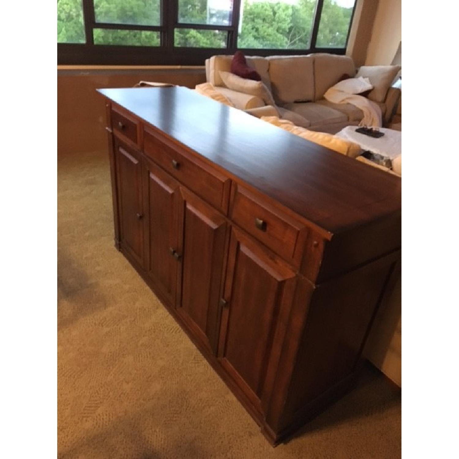 Wellwood Extendable Dining Table w/ 6 Cushioned Chairs + Sideboard - image-4