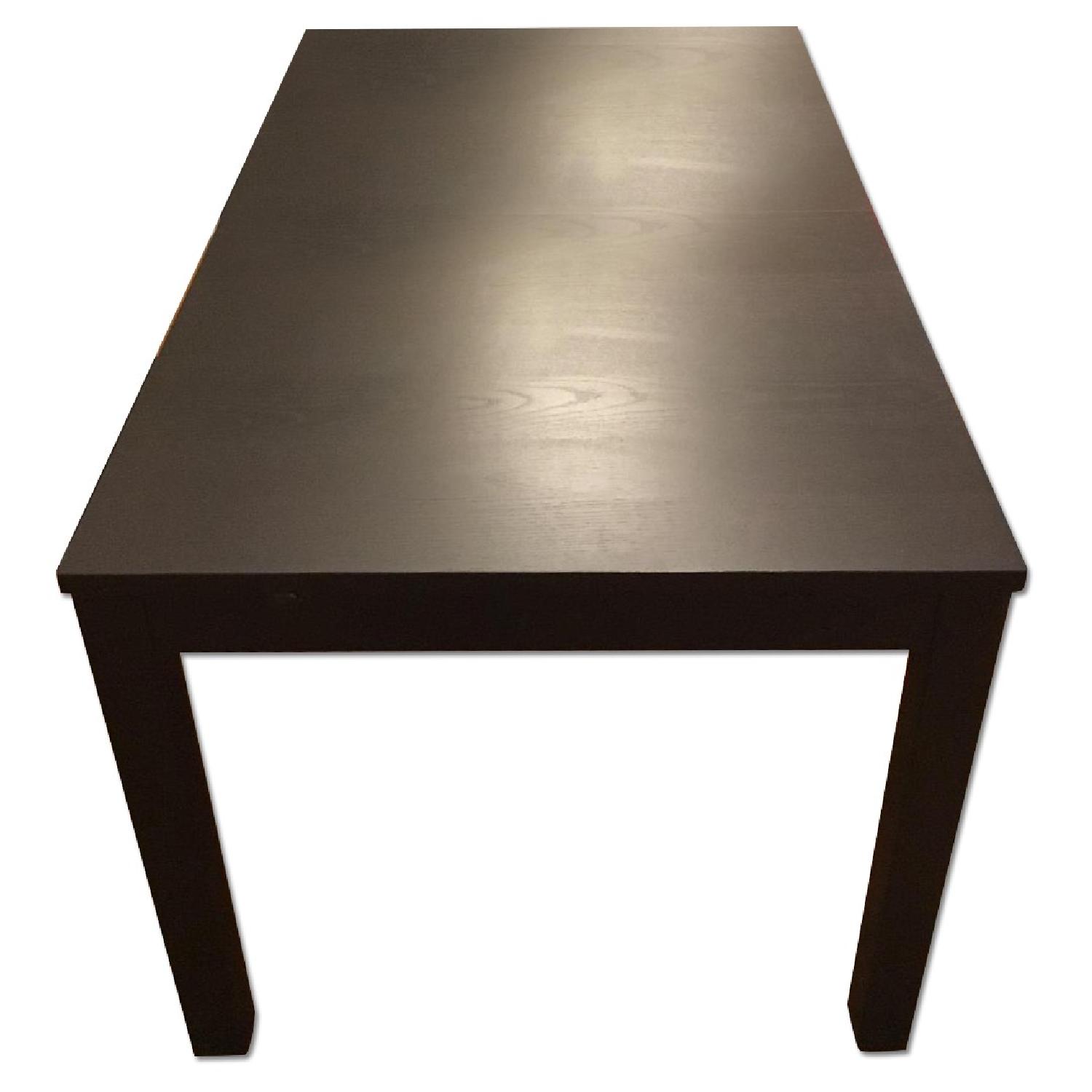 Ikea Bjursta Extendable Black Dining Table - image-0