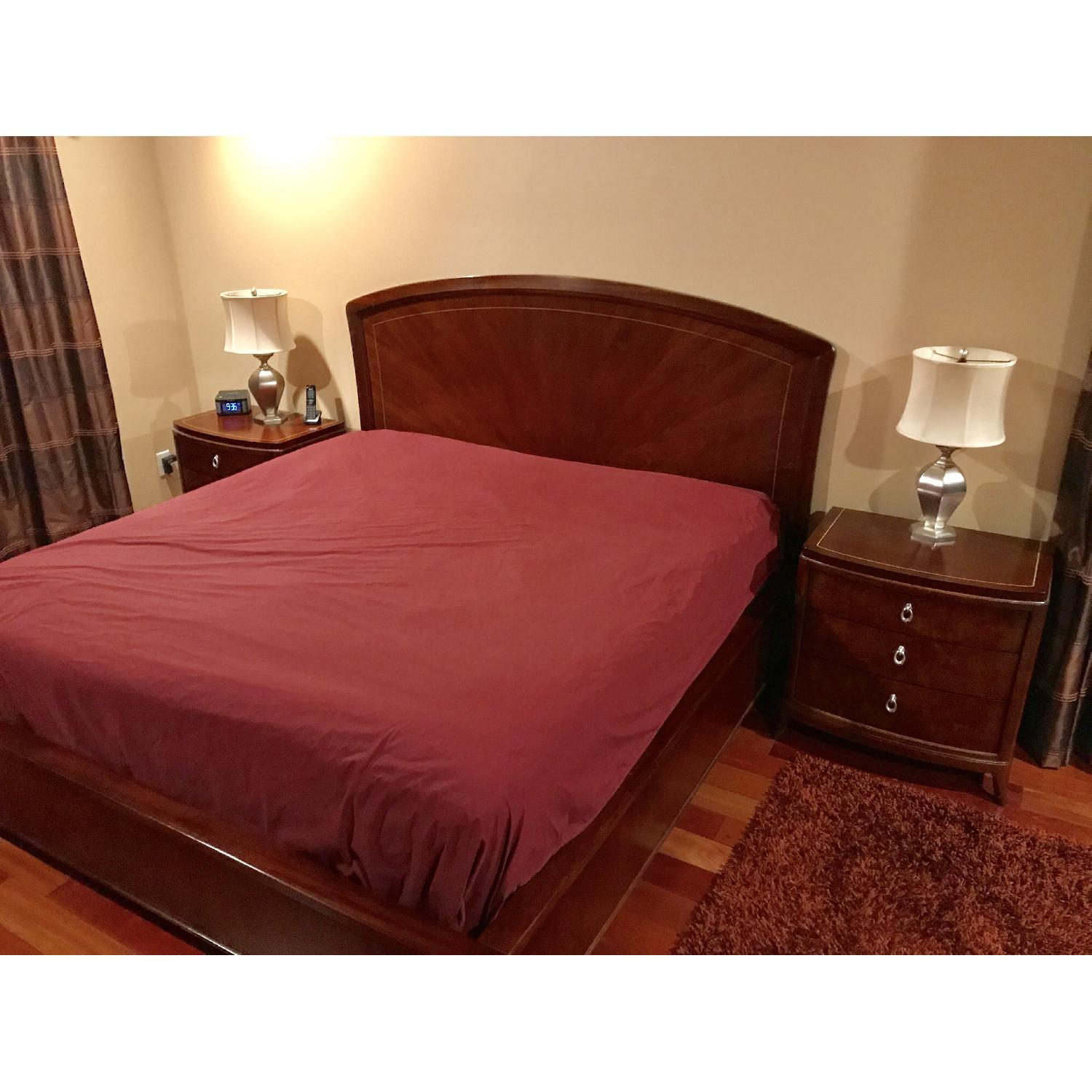 Thomasville Bogart Collection King Bed Frame w/ Headboard - image-2