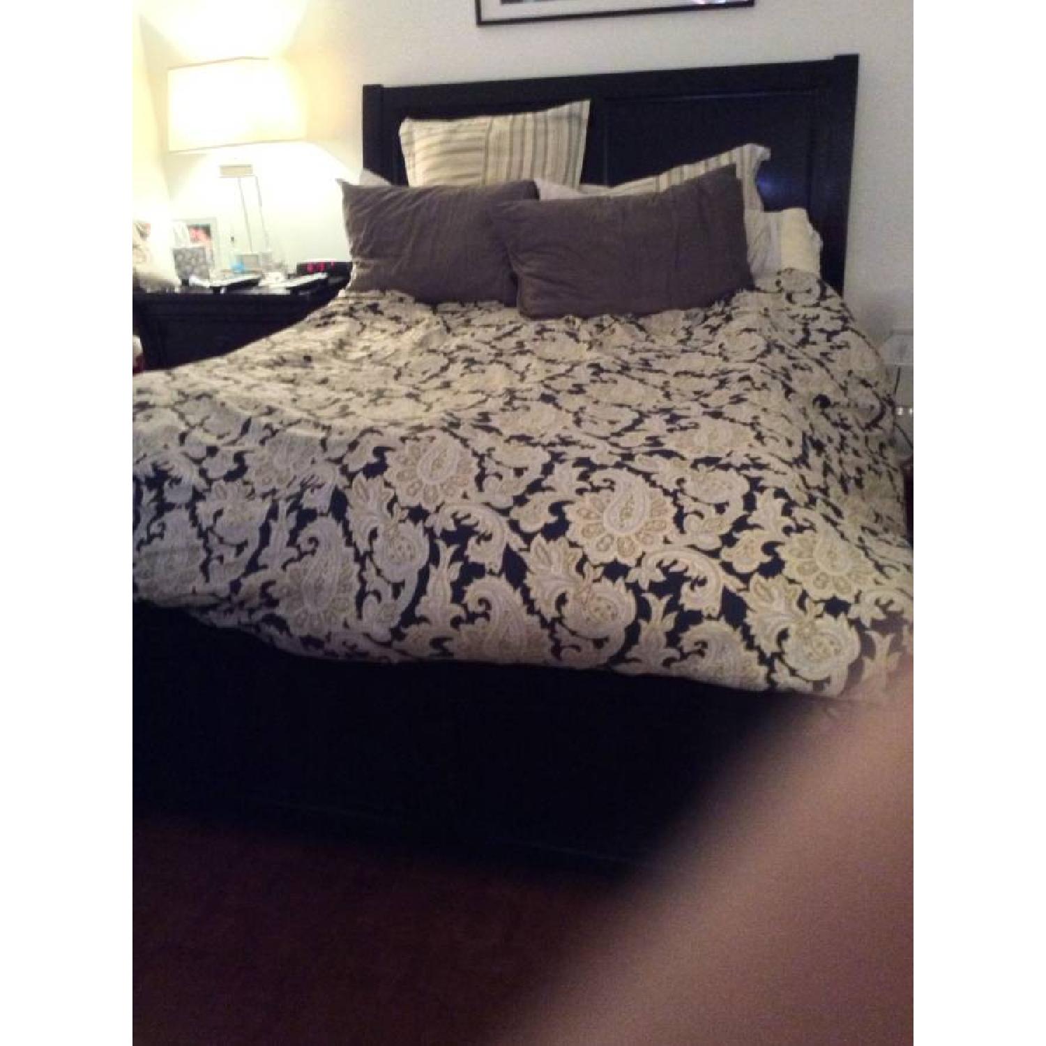 Ashley's Queen Sleigh Bed Frame - image-1