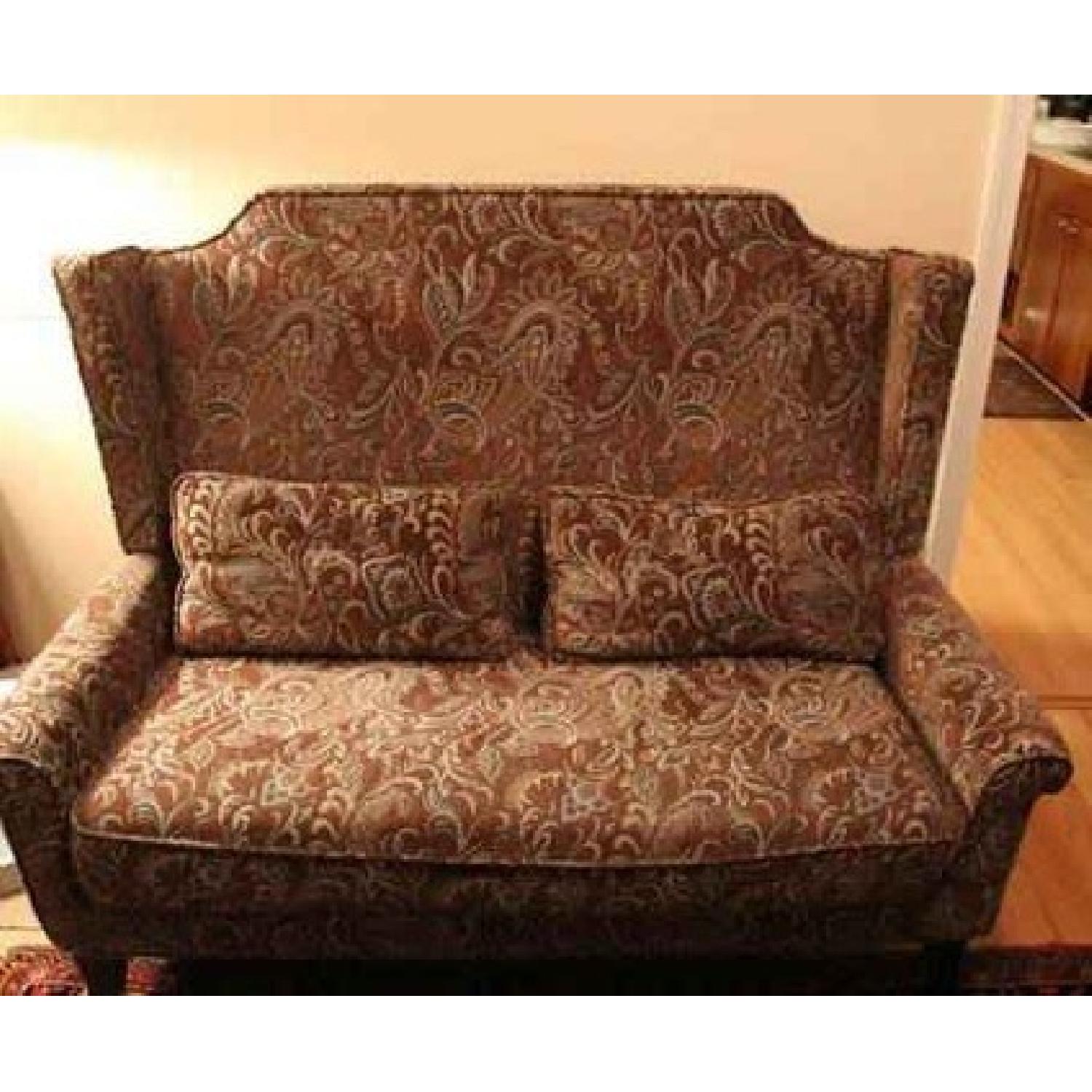 Pier 1 Headington Paisley Brown Loveseat - image-2