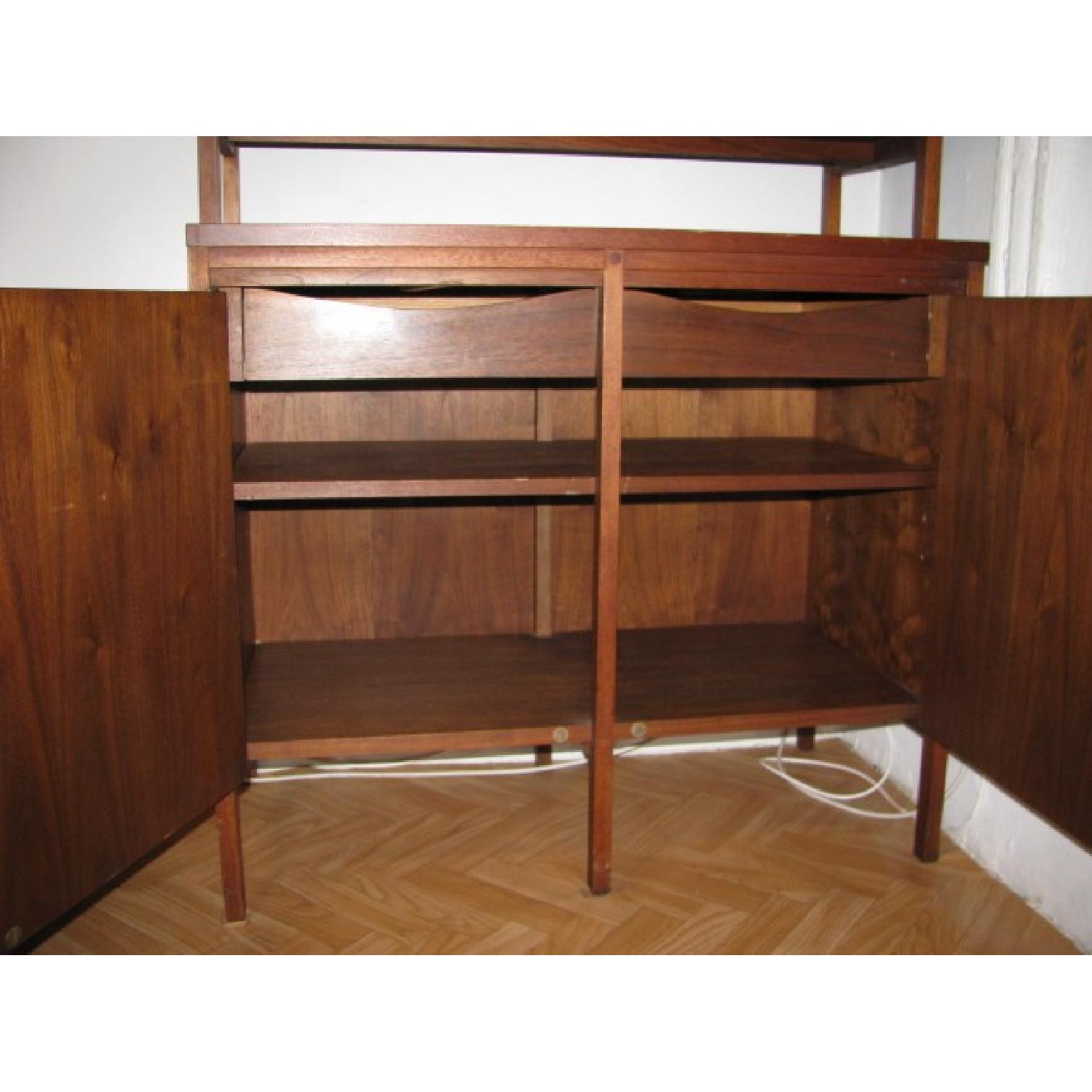 Lane Vintage Altavista Walnut Kitchen Dining Room Cabinet - image-6