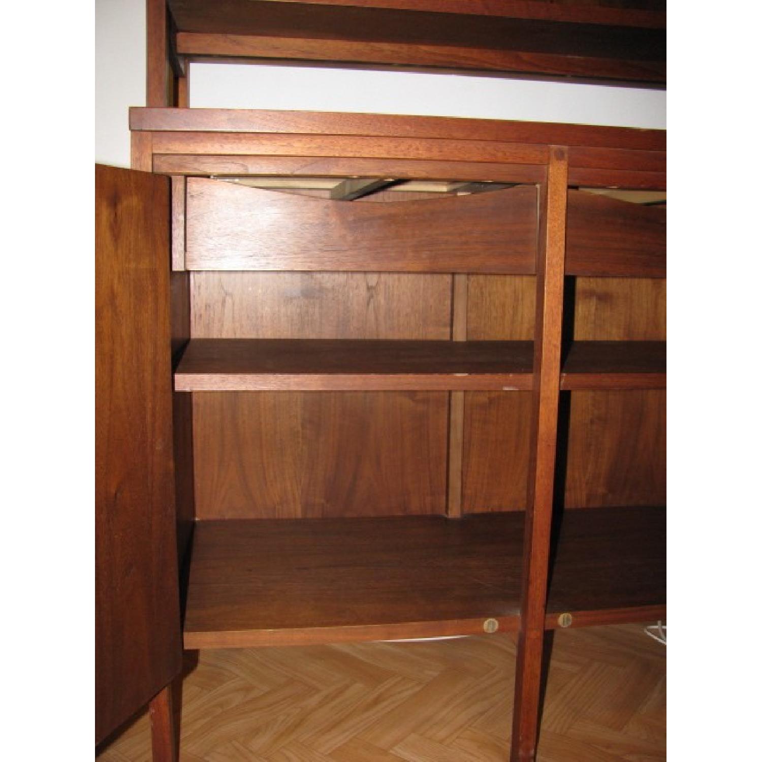 Lane Vintage Altavista Walnut Kitchen Dining Room Cabinet - image-7