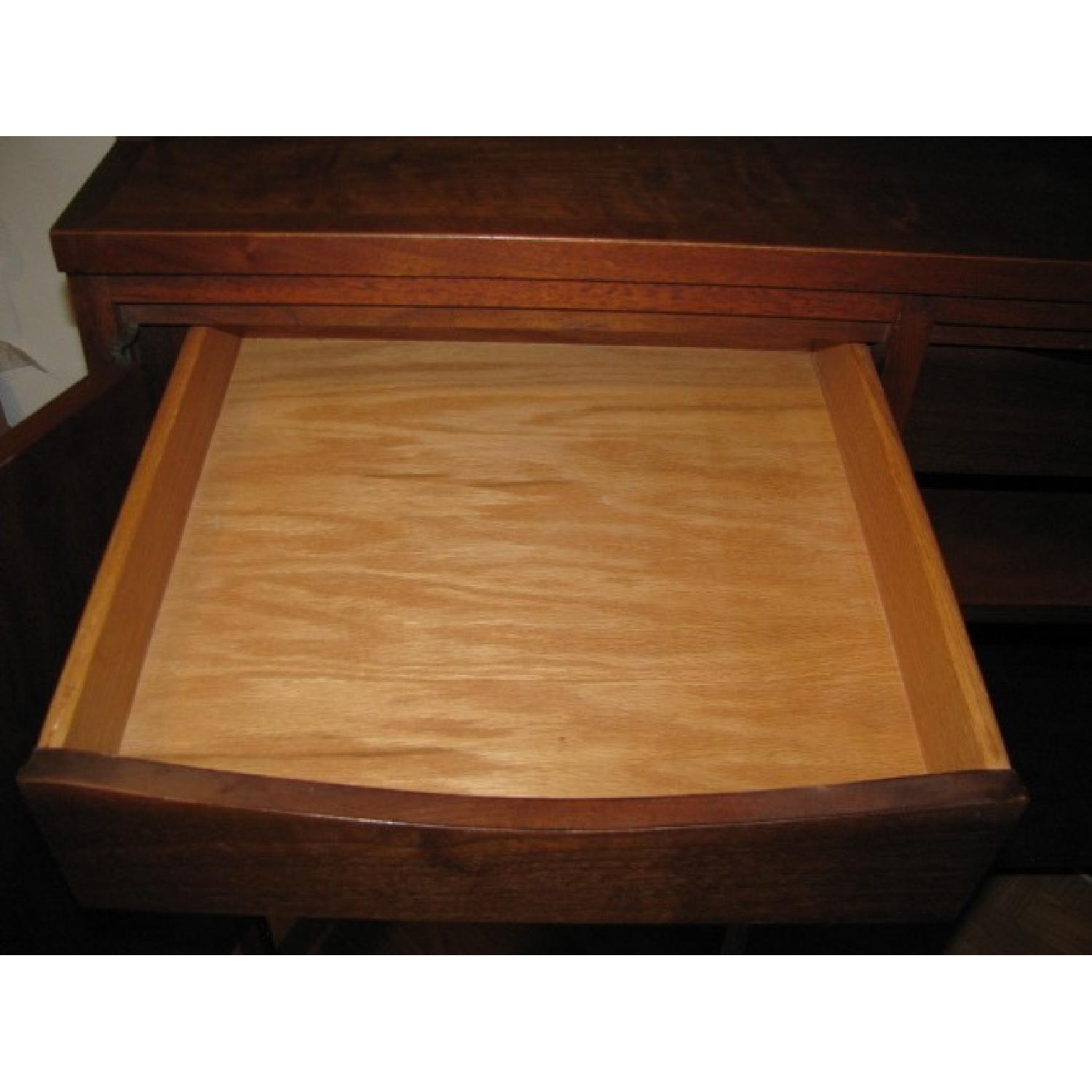 Lane Vintage Altavista Walnut Kitchen Dining Room Cabinet - image-9