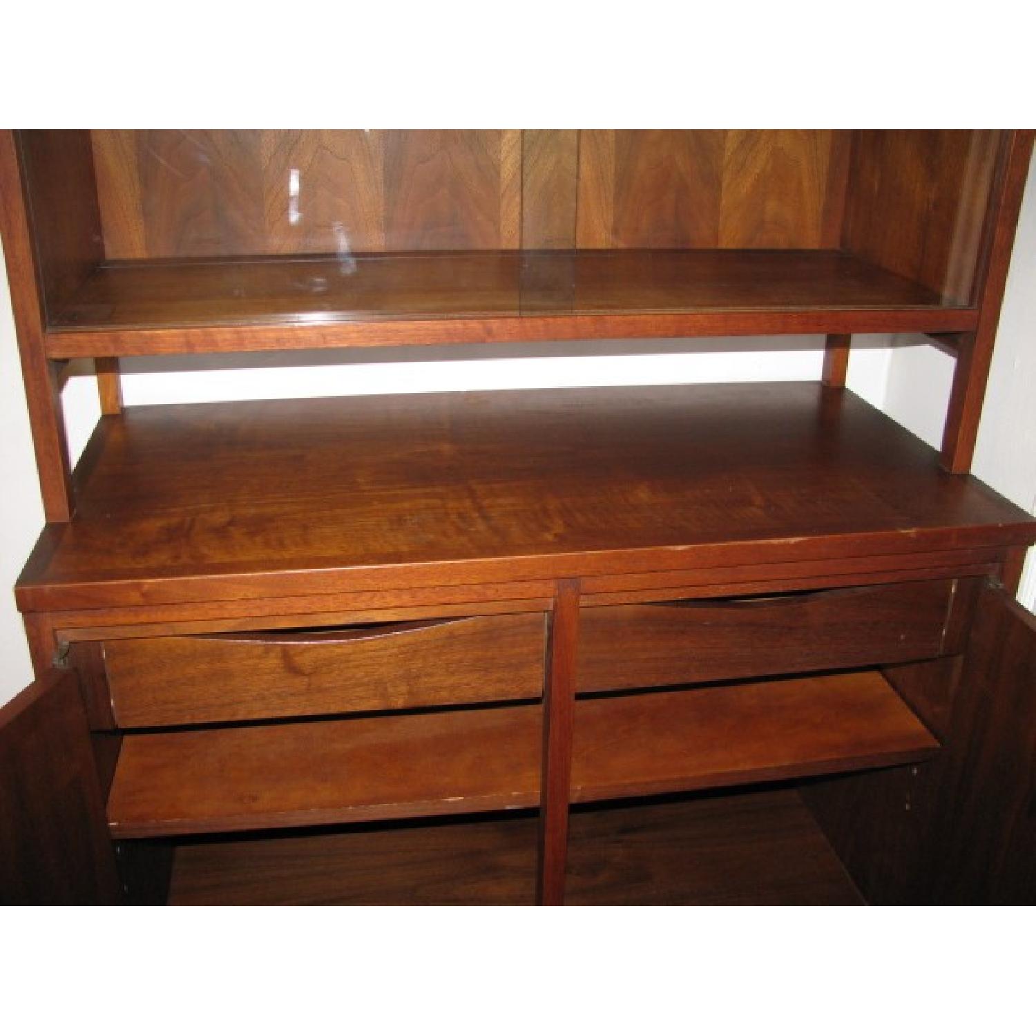 Lane Vintage Altavista Walnut Kitchen Dining Room Cabinet - image-10