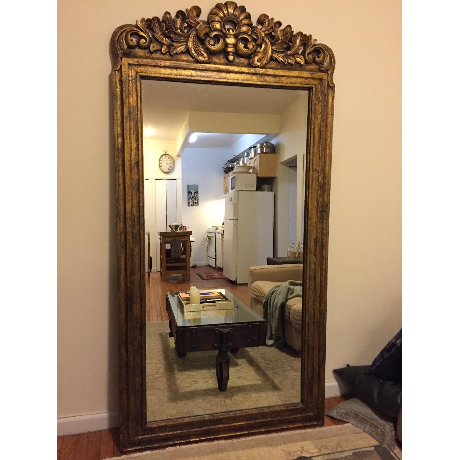 Arhaus Carved Floor Mirror - image-1