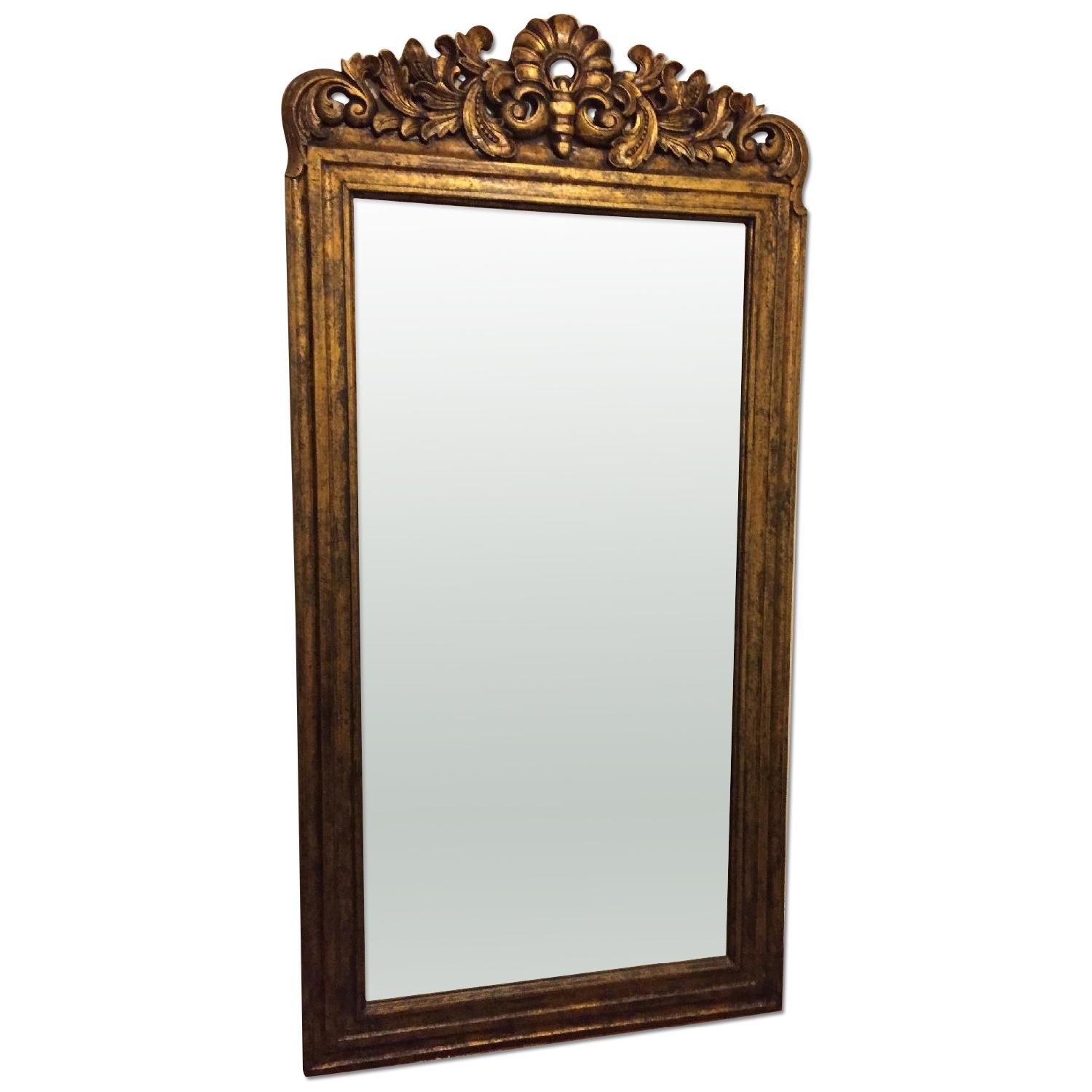 Arhaus Carved Floor Mirror - image-0