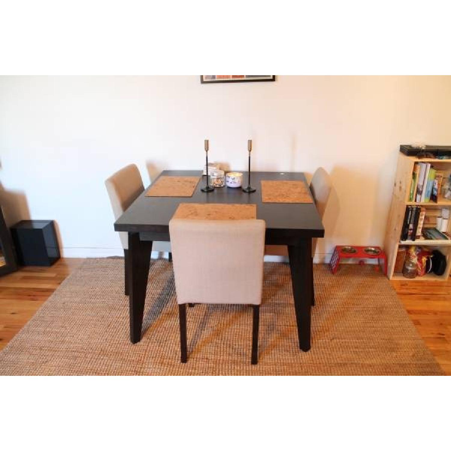West Elm Dining Table w/ 4 Chairs AptDeco