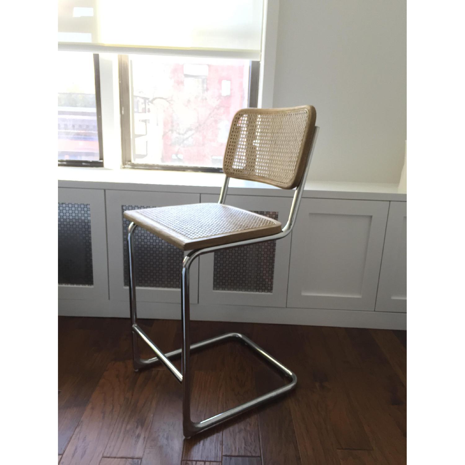 Restoration Hardware Breuer Cesca Inspired Counter Stools - Pair - image-3