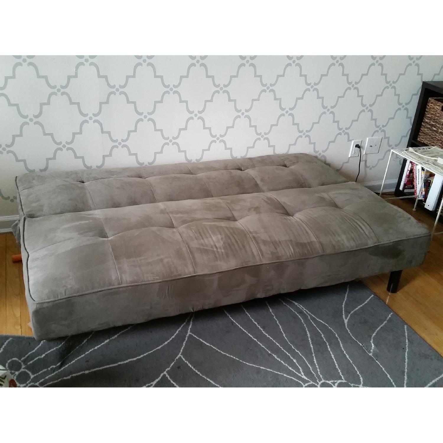Microfiber Futon Sofa - image-2