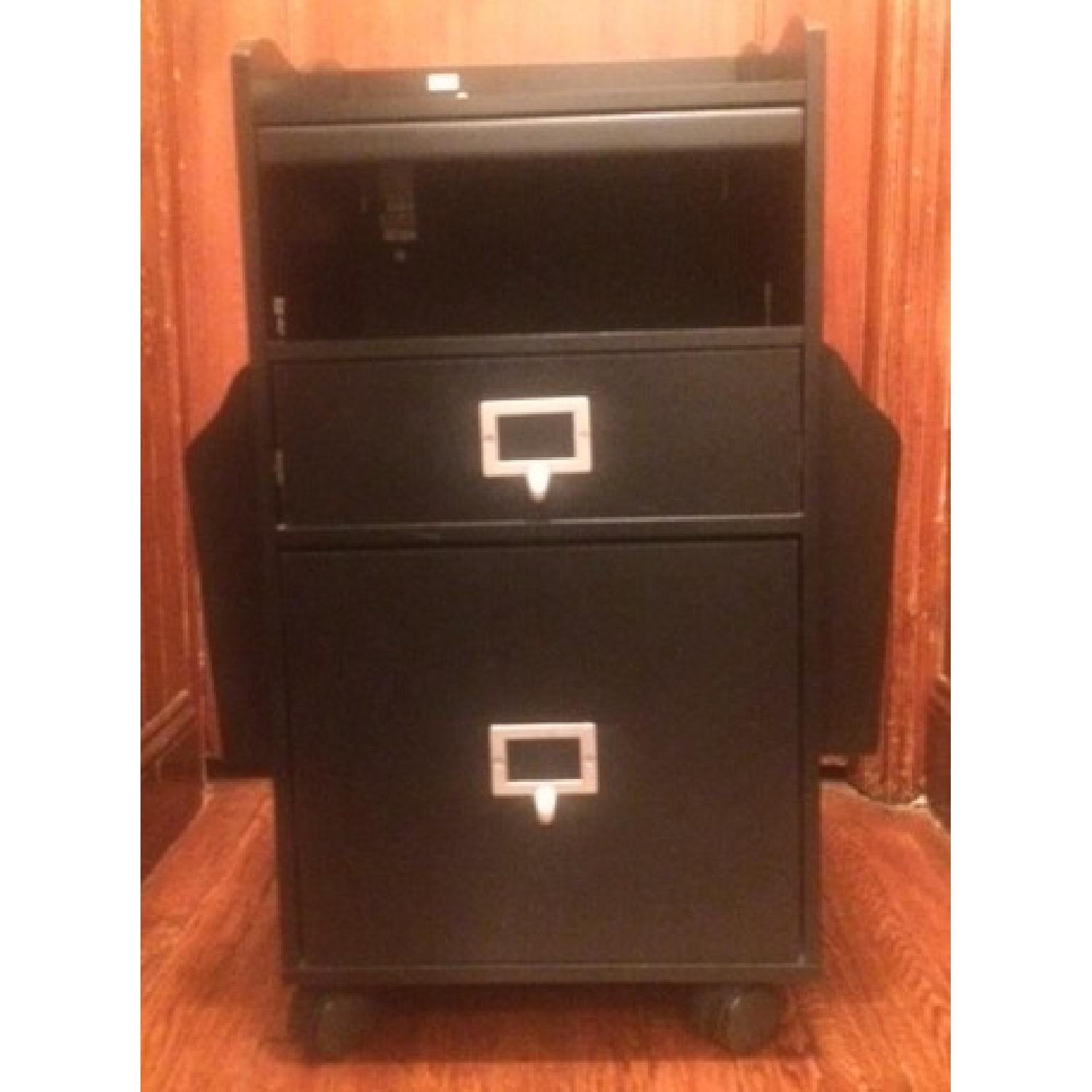 JC Penney Bill Payer's Desk and File Cabinet - image-1