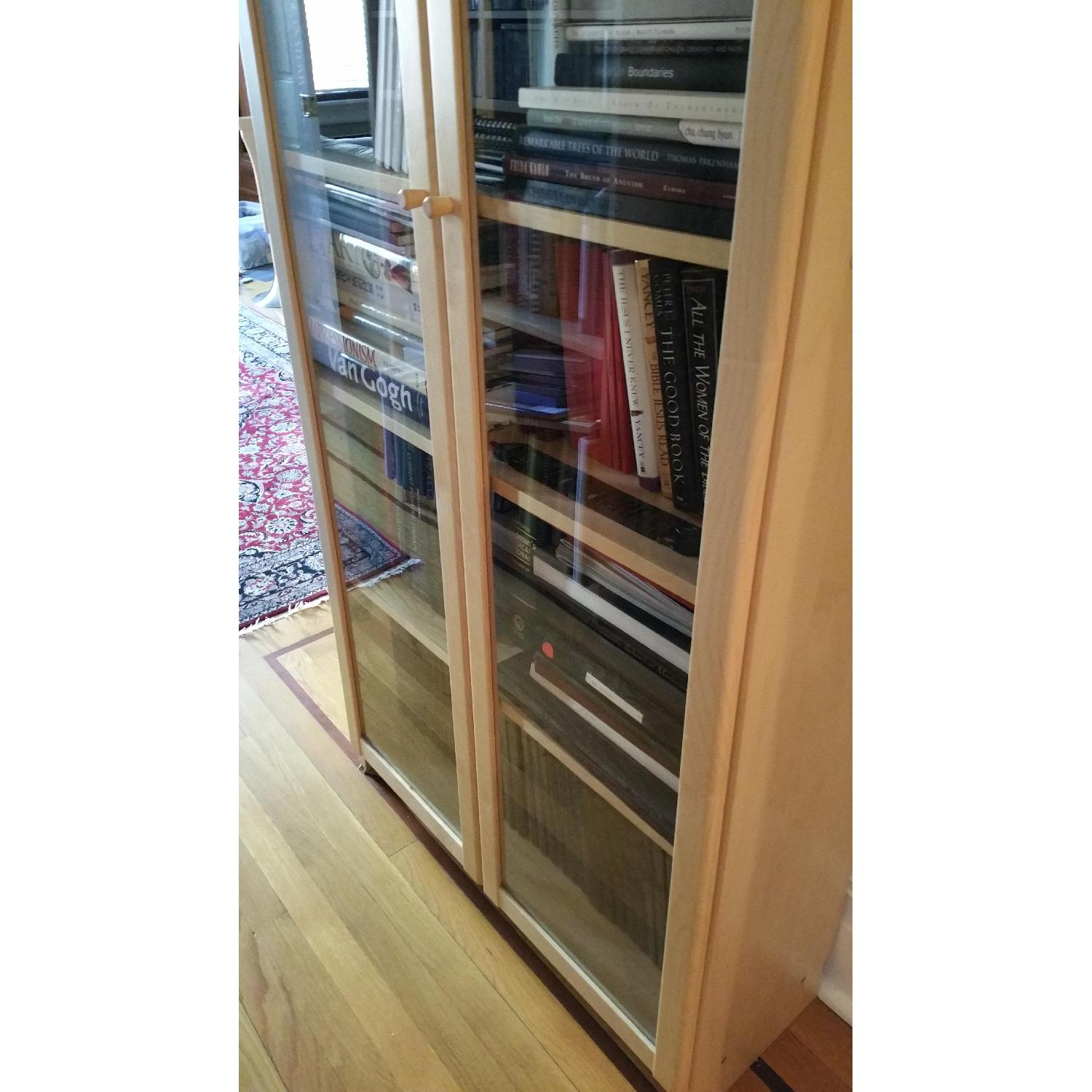 Ikea Tall Birch Veneer Billy Bookshelves - image-4