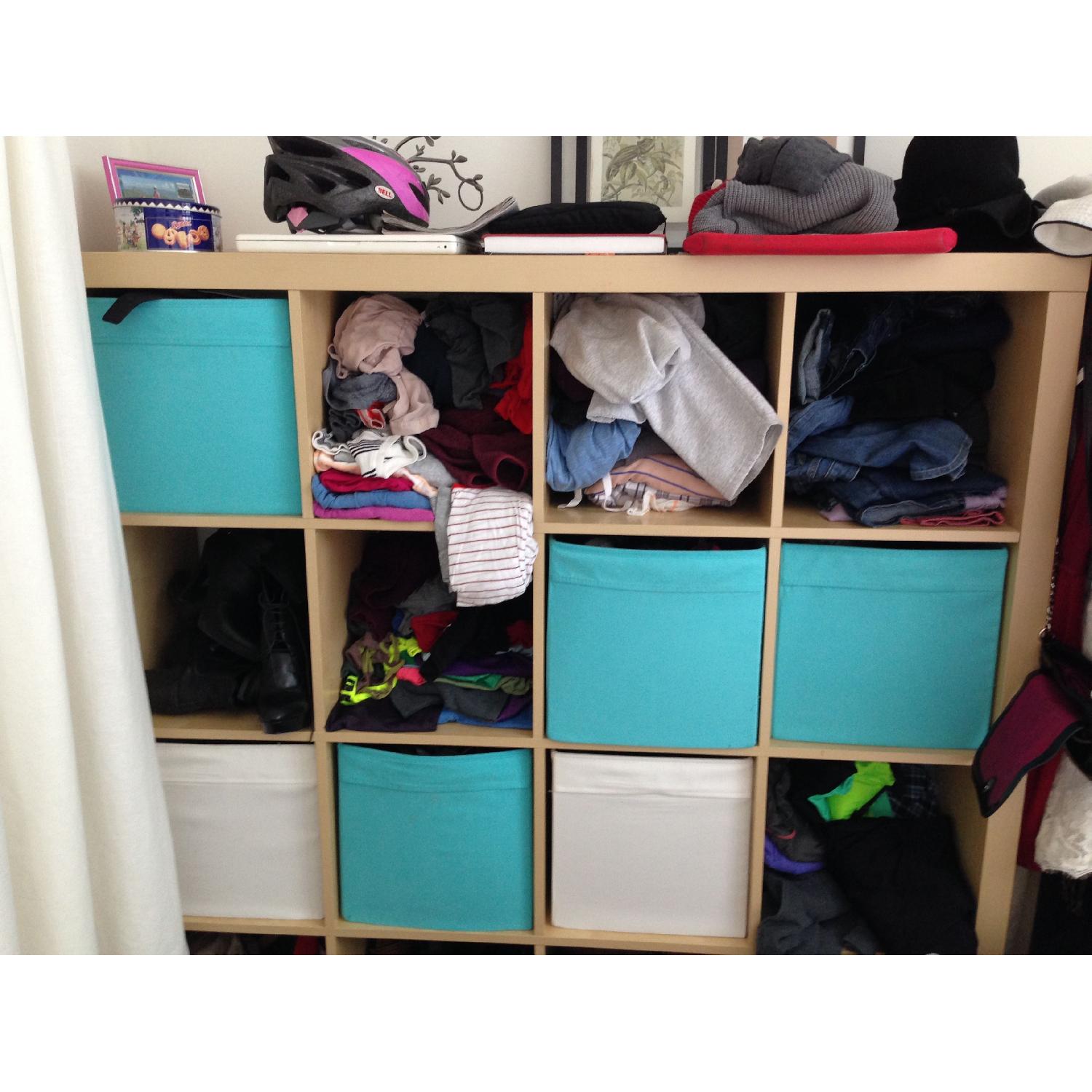 Ikea Kallax Birch Shelving Unit - image-1