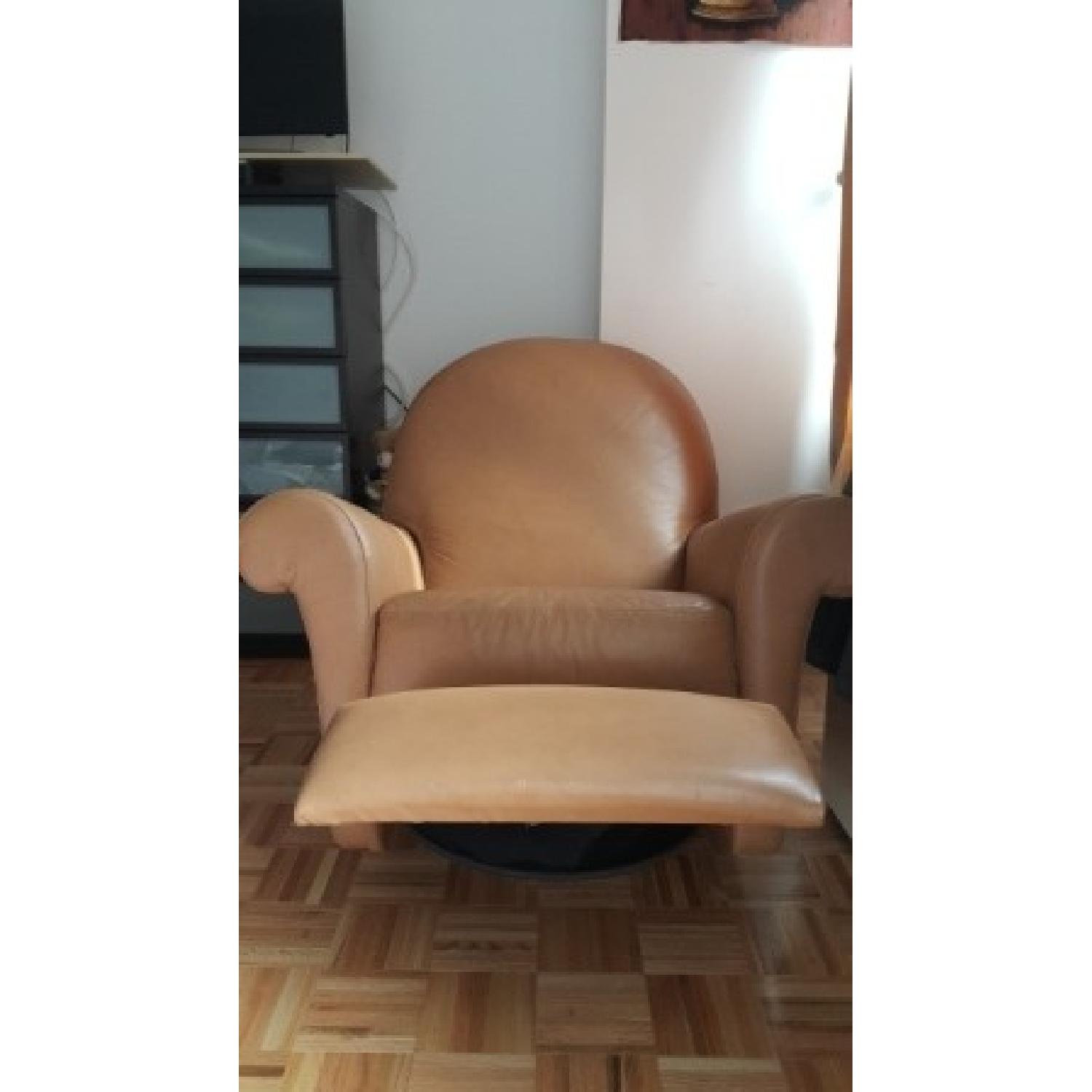 Natuzzi Italian Leather Recliner - image-3