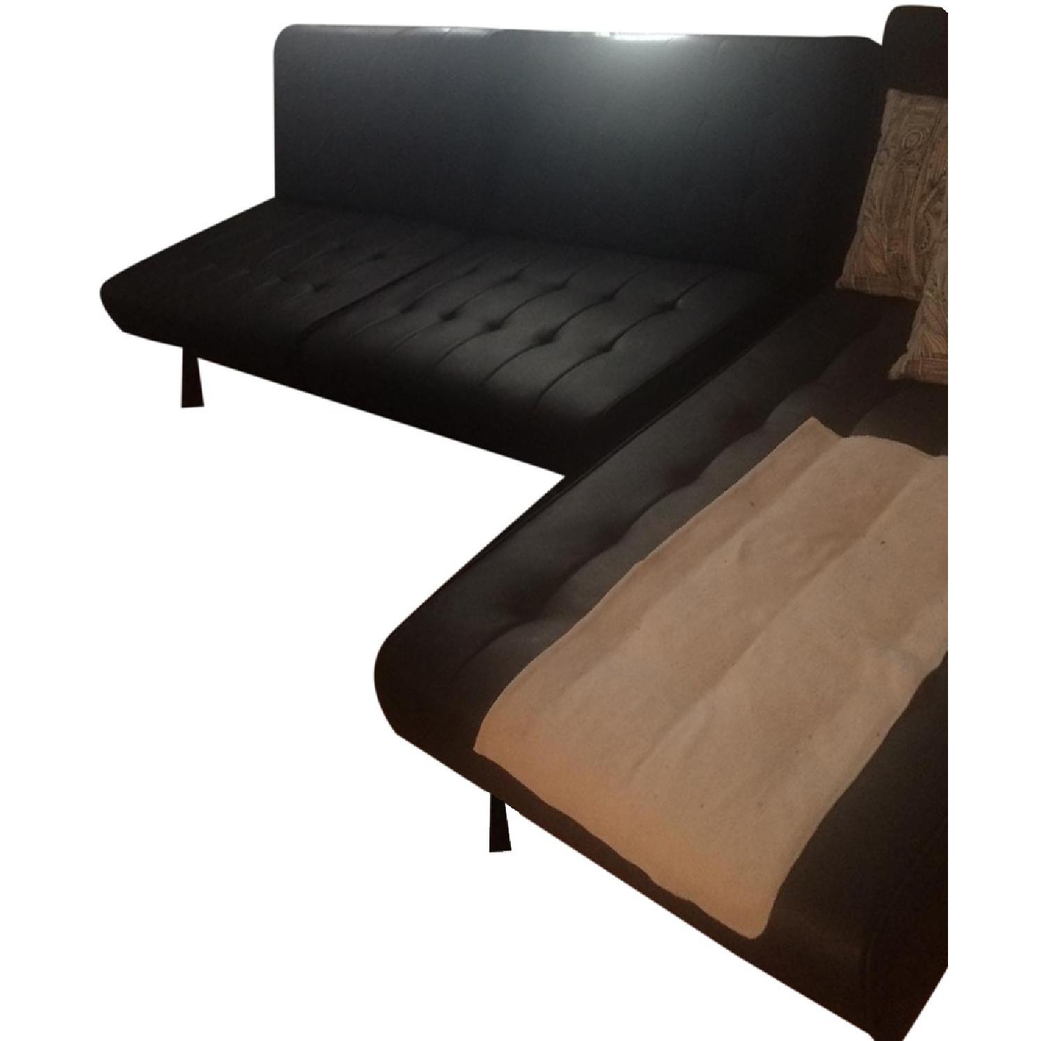 Couch w/ Chaise Lounge - image-0