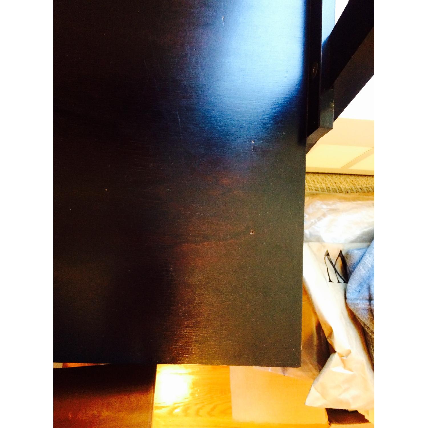 Crate & Barrel Sloan Espresso Leaning Desk - image-6