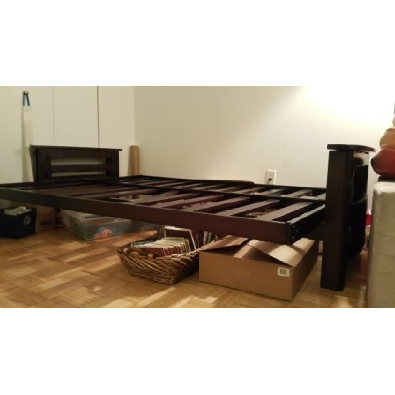 Queen Sized Platform Futon Frame - image-1