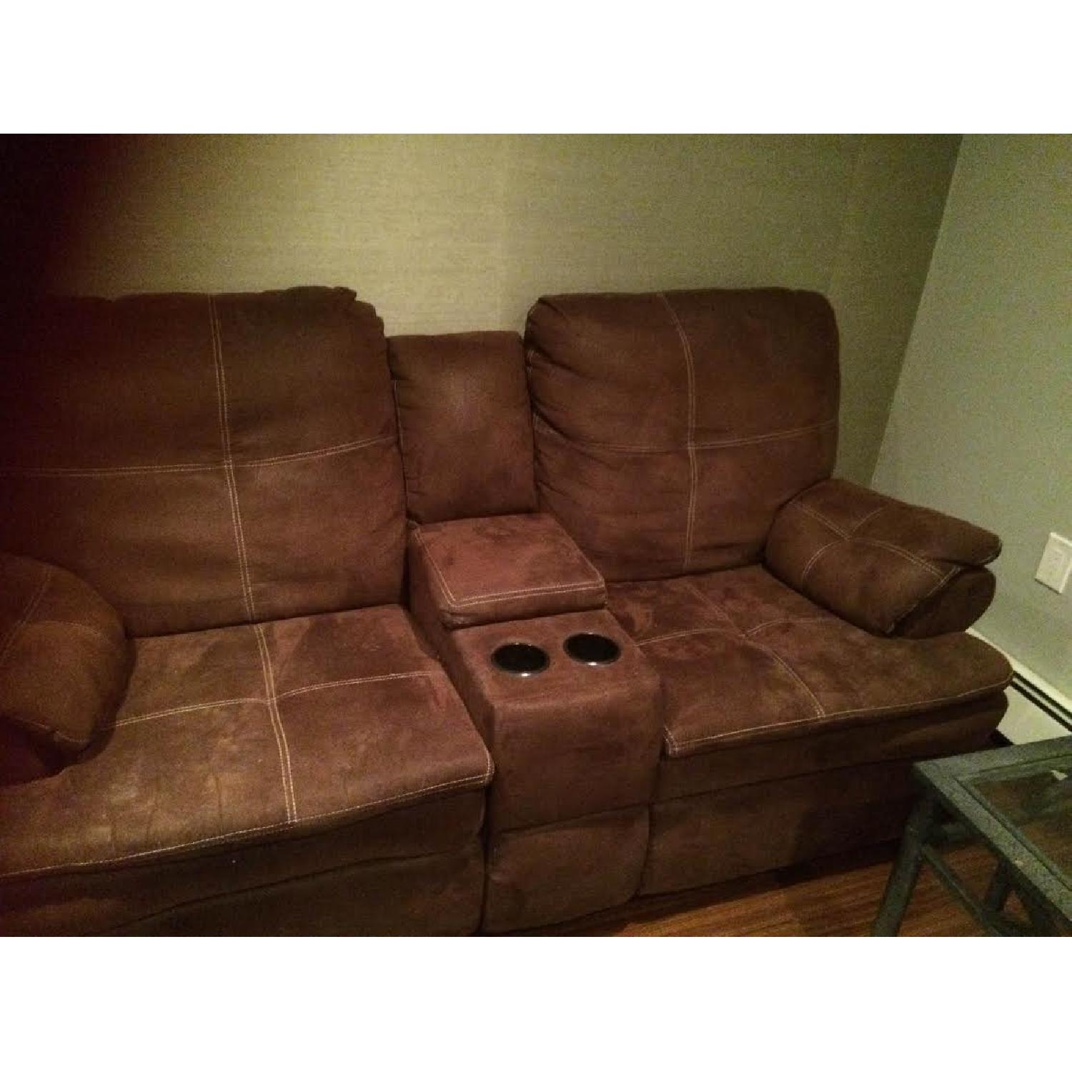 Raymour & Flanigan Couch + Love Seat - image-2
