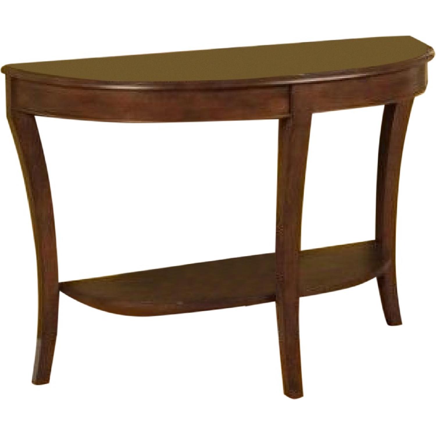 Half Round Sofa Table AptDeco