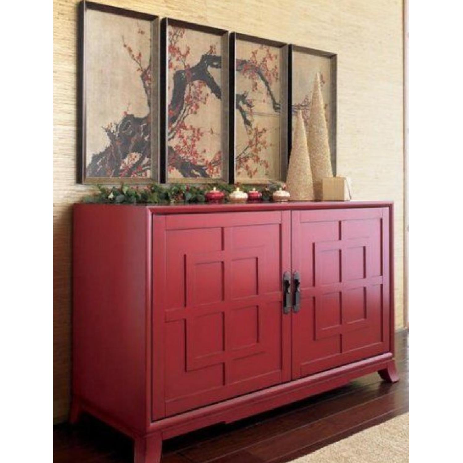 Crate & Barrel Cherry Blossom Wall Art - Set of 4 - image-2