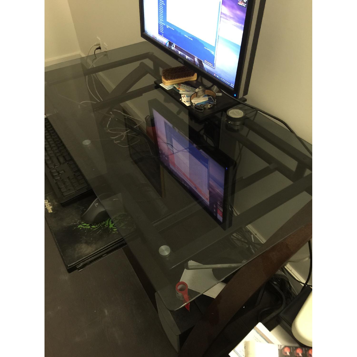 Z-Line Claremont Computer Desk w/ Rollout Keyboard - image-1