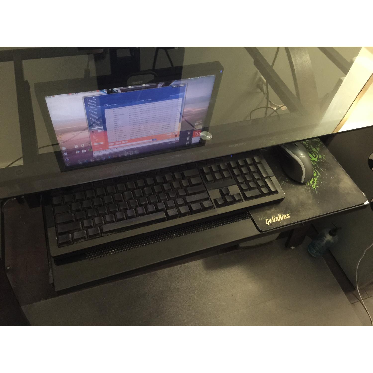 Z-Line Claremont Computer Desk w/ Rollout Keyboard - image-3