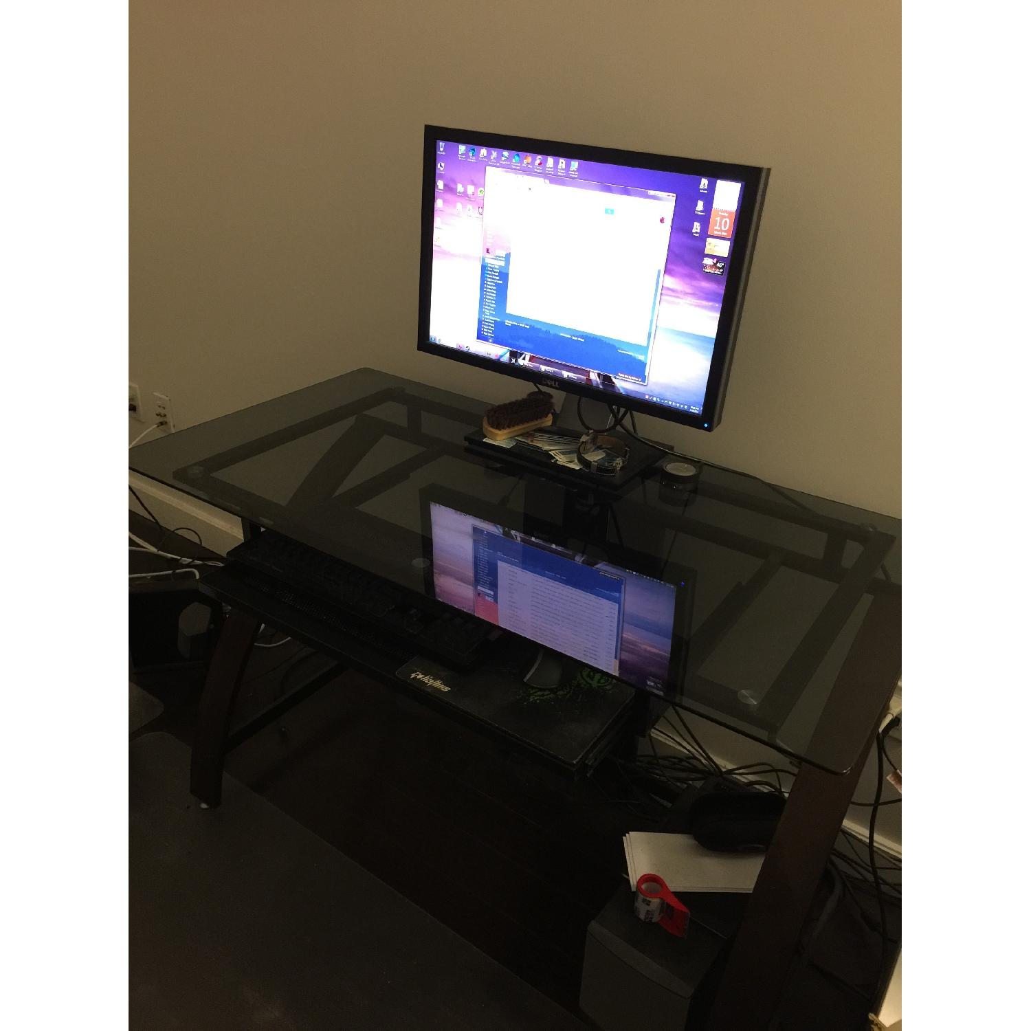 Z-Line Claremont Computer Desk w/ Rollout Keyboard - image-5