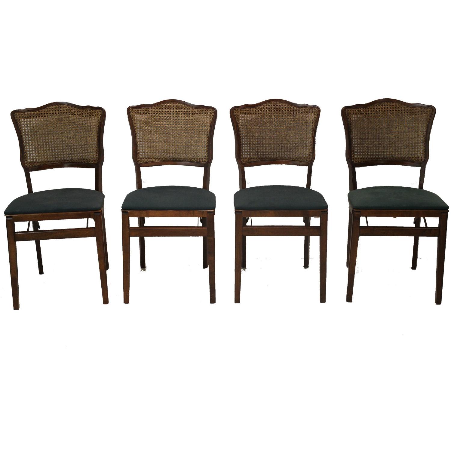 Game Table w/ 4 Folding Chairs - image-3