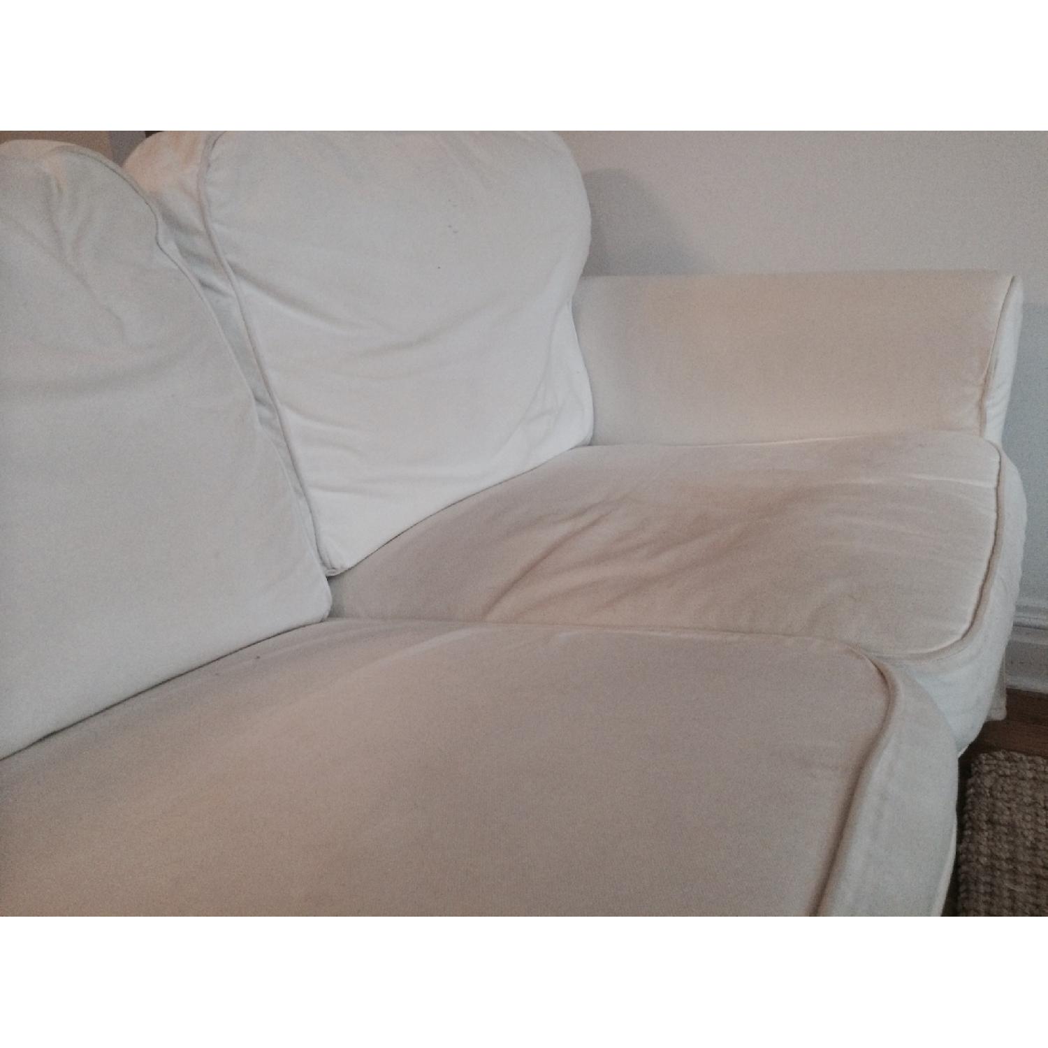 Ikea Hemnes White 3-Seater Sofa - image-1