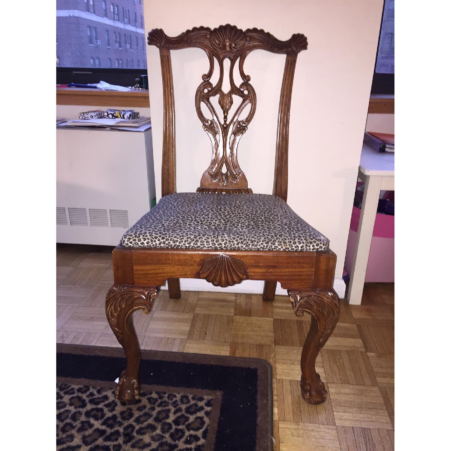 Vintage Italian Marble Dining Table w/ 4 Chairs - image-4