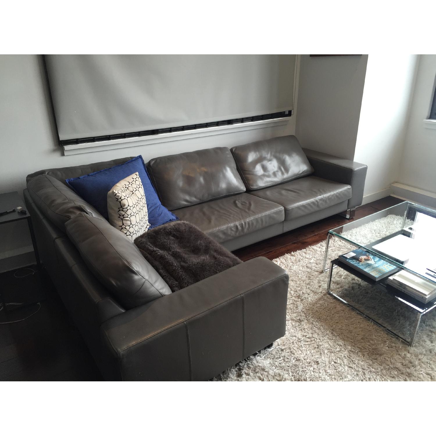 BoConcept Leather Sectional Sofa - image-2